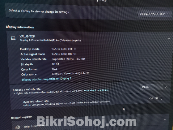 Desktop Setup |intel I5 12th |32gb Ddr5 |180hz Curved